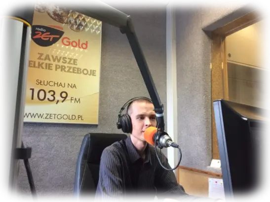 DJ Kielce na poprawiny DJ Sylvano podczas audycji radiowej w Kielcach